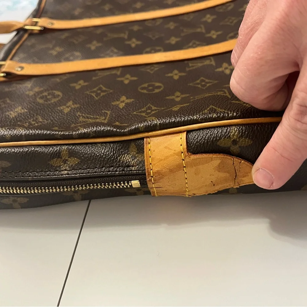 Louis Vuitton Monogram Briefcase with Leather Accents - Picture 8 of 16